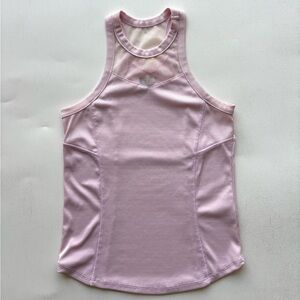 Lucky in love baby pink ribbed tennis tank size small